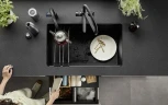 Кухонная мойка Blanco Etagon 700-U Silgranit 525169 Алюметаллик искусственный камень (литьевой мрамор) встраиваемый