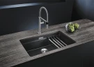 Кухонная мойка Blanco Etagon 700-U Silgranit 525169 Алюметаллик искусственный камень (литьевой мрамор) встраиваемый