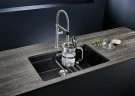 Кухонная мойка Blanco Etagon 700-U Silgranit 525169 Алюметаллик искусственный камень (литьевой мрамор) встраиваемый