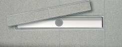 Решетка для душевого лотка Tece Drainline Plate II 80 600872 Полированная нержавеющая сталь