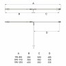 Душевая дверь Veconi Vianno VN-73B 120 VN73B-120-01-C4 профиль Черный матовый стекло прозрачное