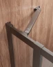 Душевой уголок Cezares Molveno 110x110 MOLVENO-A-22-90+20-C-GM-IV профиль Оружейная сталь стекло прозрачное