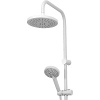 Душевая система Orange O-Shower OW02w Белый глянец нержавеющая сталь на стену
