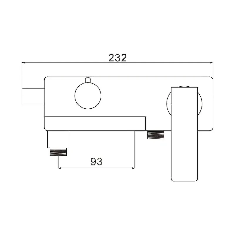 Смеситель для ванны Rose R1402F цвет Белый Хром