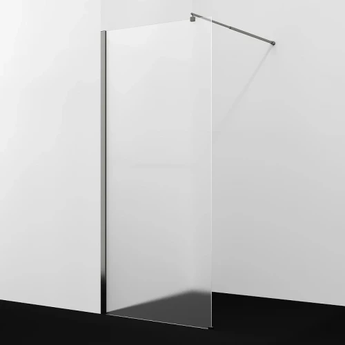 Душевая перегородка WasserKRAFT Rur 120 30W40GR-MG профиль Графит стекло матовое