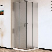 Душевой уголок Vincea City 100x90 VSS-5CT9010MT профиль Хром стекло текстурное
