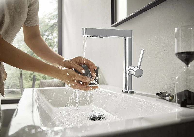 Смеситель для раковины Hansgrohe Finoris 76063000 Хром латунь