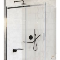 Душевая система Excellent Pi Arex AREX.SET.1245BL Черная матовая латунь встраиваемый