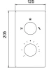 Смеситель для душа RGW Shower Panels SP-42-01 21140542-11 с термостатом