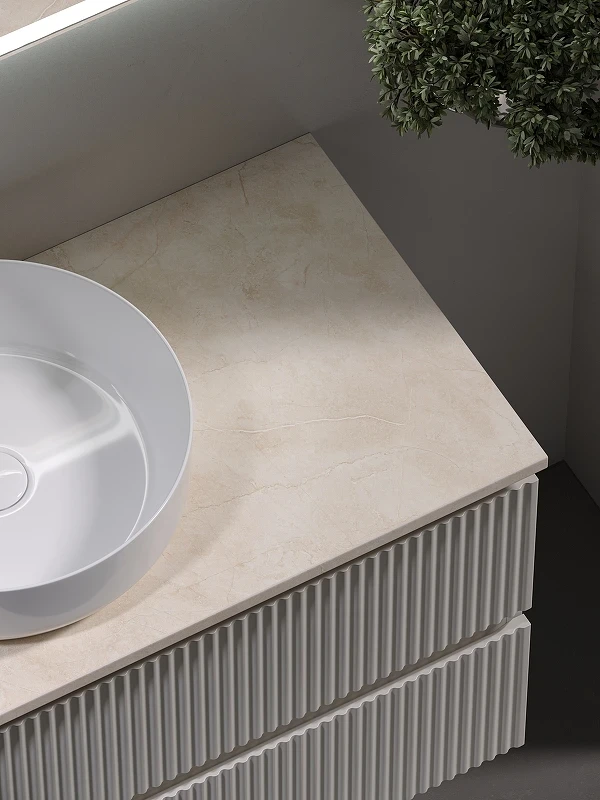 Тумба под раковину Sancos Snob R 100 SNR100CE подвесная Beige Soft МДФ / ЛДСП
