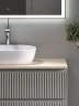Тумба под раковину Sancos Snob R 100 SNR100CE подвесная Beige Soft МДФ / ЛДСП