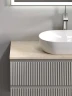Тумба под раковину Sancos Snob R 100 SNR100CE подвесная Beige Soft МДФ / ЛДСП