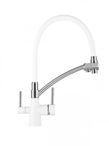 Смеситель для кухни Wisent W4855-18-3 цвет Белый