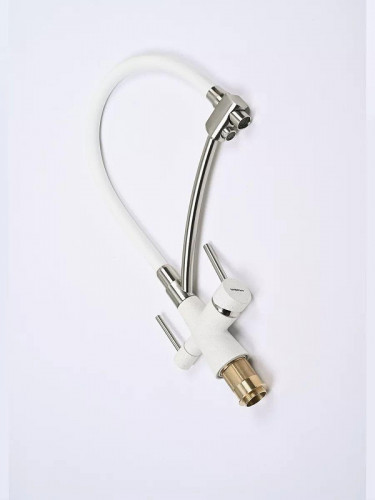 Смеситель для кухни Wisent W4855-18-3 цвет Белый