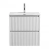 Тумба под раковину BelBagno Uno 70 UNO-700-2C-SO-BO подвесная цвет Bianco Opaco