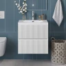 Тумба под раковину BelBagno Uno 70 UNO-700-2C-SO-BO подвесная цвет Bianco Opaco