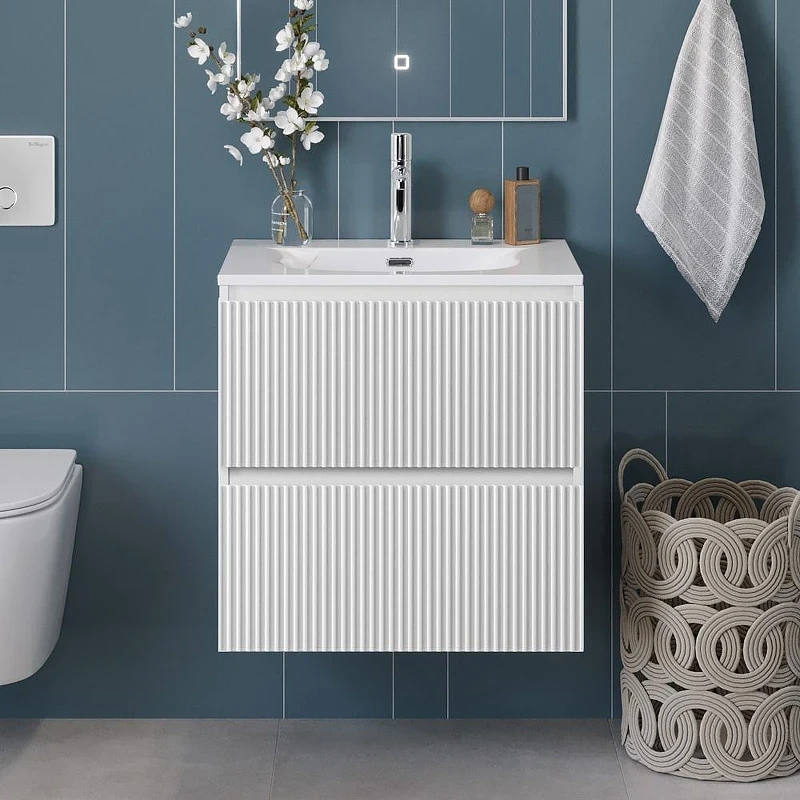 Тумба под раковину BelBagno Uno 70 UNO-700-2C-SO-BO подвесная цвет Bianco Opaco