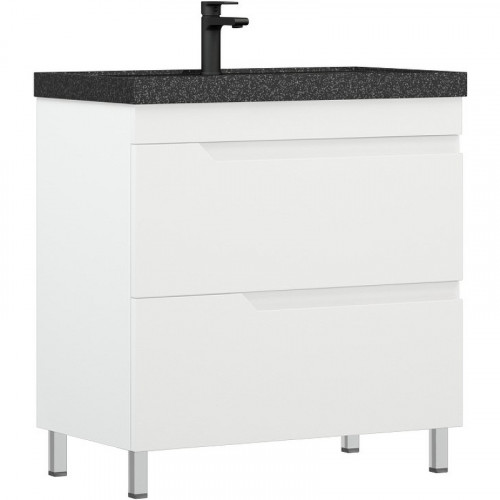 Тумба под раковину Corozo Юрма 80 Z2 SD-00001625 Белая МДФ / ЛДСП