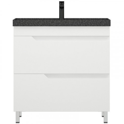 Тумба под раковину Corozo Юрма 80 Z2 SD-00001625 Белая МДФ / ЛДСП