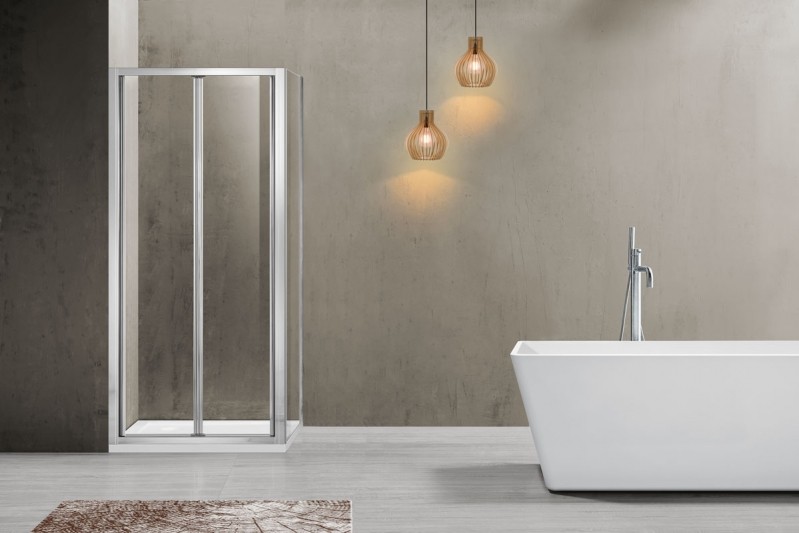 Душевой уголок Vincea Garda VSR-1G9090CL 90x90 профиль Хром стекло прозрачное