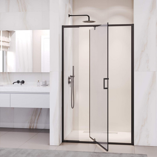Душевая дверь RGW Passage 70 350800878-14 профиль цвет Черный стекло прозрачное