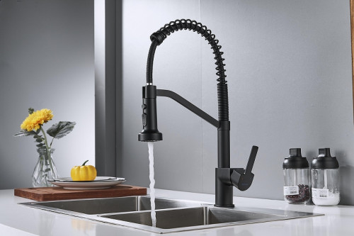 Смеситель для кухни Shevanik S963H цвет Черный