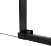Душевой уголок Vincea Slim Soft 150x100 VSR-1SS1015CLB профиль Черный стекло прозрачное