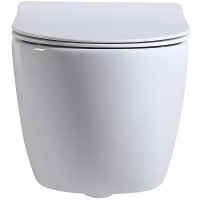 Унитаз beWash Lusso BKWHR004550 подвесной Белый с сиденьем Микролифт фарфор подвесной