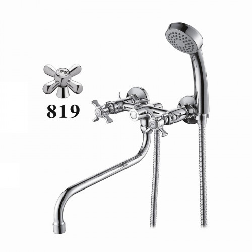 Смеситель для ванны D-Lin D143819 универсальный цвет  Хром