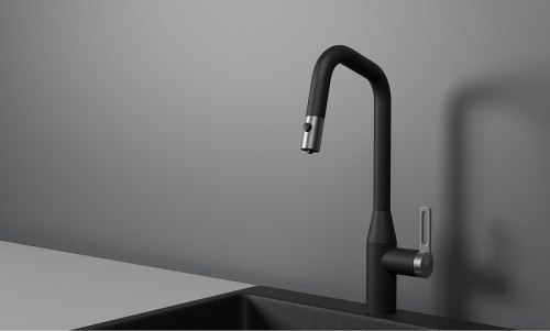 Смеситель для кухни Granula 8171 цвет Черный