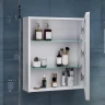 Зеркальный шкаф Vigo Geometry 50 453 с подсветкой цвет Белый