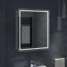 Зеркальный шкаф Vigo Geometry 50 453 с подсветкой цвет Белый