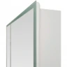 Зеркальный шкаф Reflection Cube 800х800 RF2213CB с подсветкой Белый матовый МДФ / ЛДСП, стекло