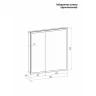 Зеркальный шкаф Reflection Cube 800х800 RF2213CB с подсветкой Белый матовый МДФ / ЛДСП, стекло