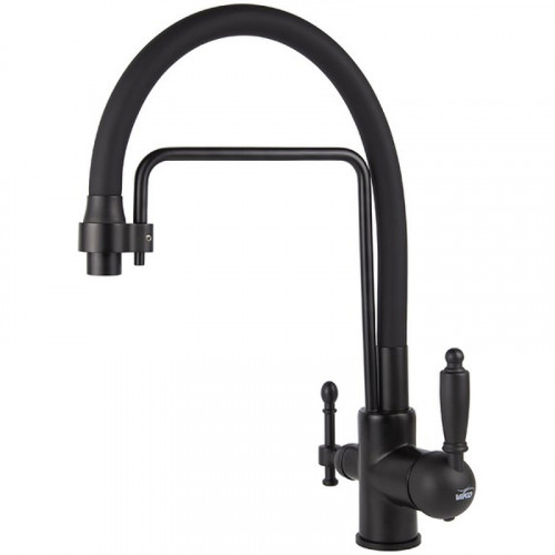 Смеситель для кухни Viko V-5612 Черный матовый латунь