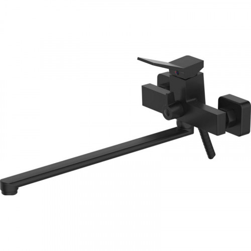 Смеситель для ванны Haiba HB22818-7 универсальный Черный матовый латунь на стену