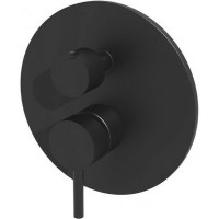 Смеситель для душа Paffoni Light LIG019NO Черный матовый латунь встраиваемый