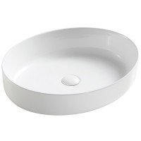 Раковина-чаша Ceramicanova Element 55 CN5002 Белая фаянс накладная