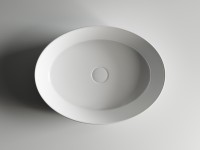 Раковина-чаша Ceramicanova Element 55 CN5002 Белая фаянс накладная