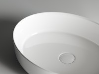 Раковина-чаша Ceramicanova Element 55 CN5002 Белая фаянс накладная