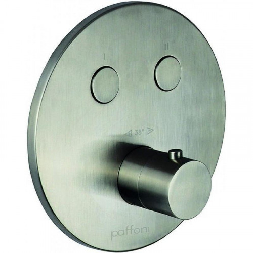 Смеситель для душа Paffoni Compact Box CPT018ST с термостатом цвет Сталь