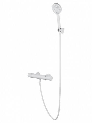 Смеситель для душа Wonzon & Woghand Inn WW-A2006-A-MW с термостатом цвет Белый матовый