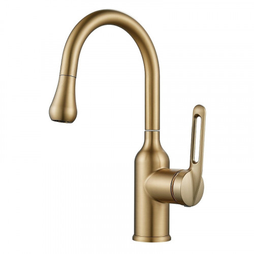 Смеситель для раковины Raffine F101G цвет Золотой сатин