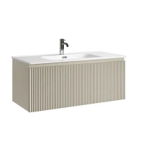 Тумба под раковину Sancos Snob R 1.0 100 SNR1.0100CE подвесная цвет Beige Soft