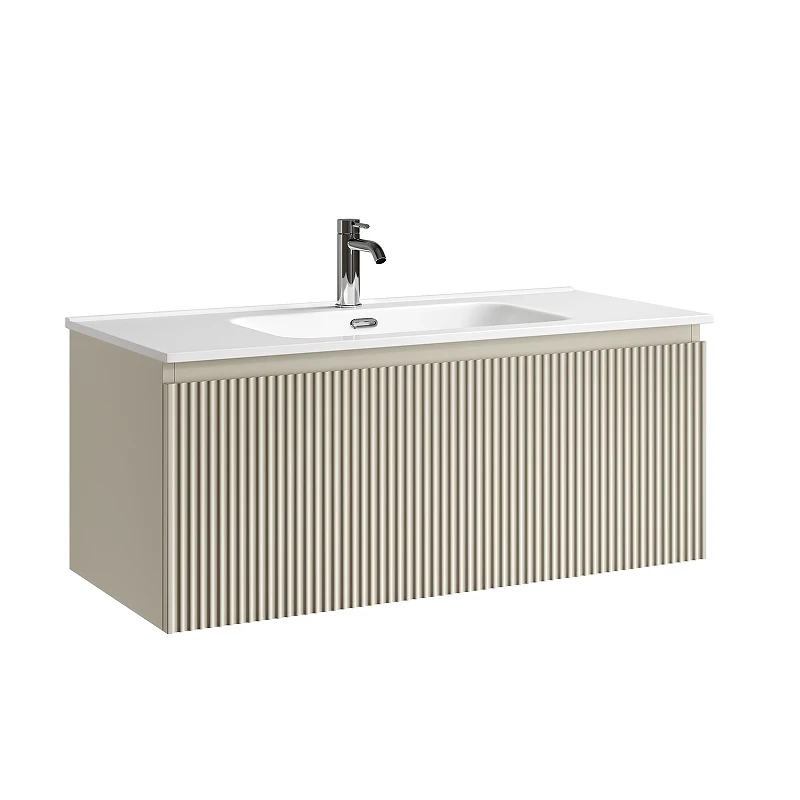 Тумба под раковину Sancos Snob R 1.0 100 SNR1.0100CE подвесная цвет Beige Soft