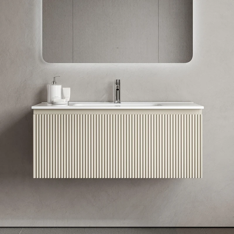 Тумба под раковину Sancos Snob R 1.0 100 SNR1.0100CE подвесная цвет Beige Soft