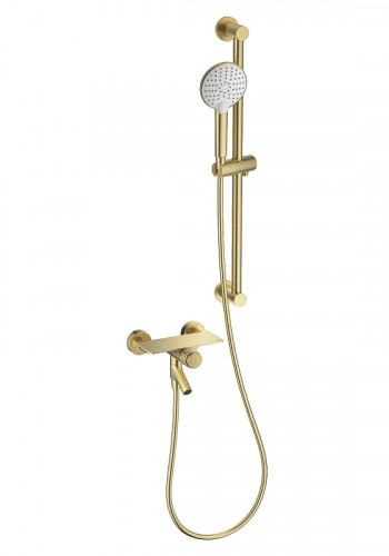 Смеситель для ванны Wonzon &amp; Woghand Click WW-FE05L222-BG цвет Брашированное золото