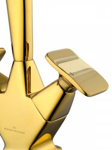 Смеситель для раковины Wonzon &amp; Woghand Shakespeare WW-651103-DG цвет Темное золото