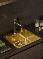 Смеситель для кухни Alveus Zina Monarch Bronze 1136511 Черный Бронза латунь