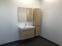 Зеркало со шкафом Comforty Тромсе 80 00004142222 Дуб сонома МДФ / ЛДСП, стекло